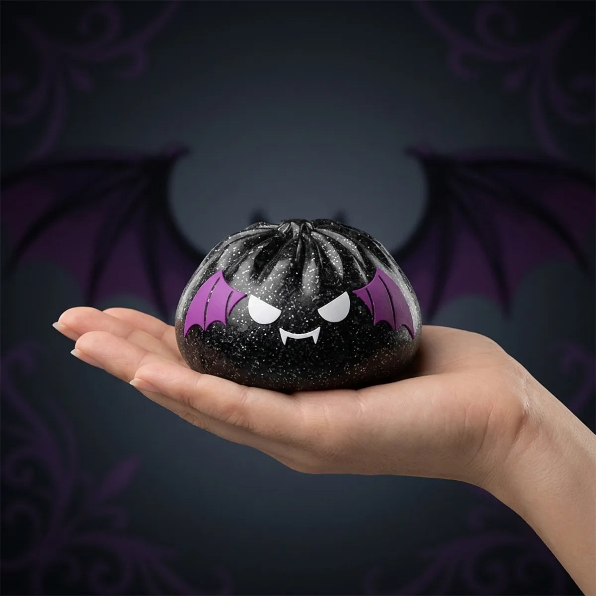 Spooky Bat Halloween Dumpling Squishy — squishy dumpling toy