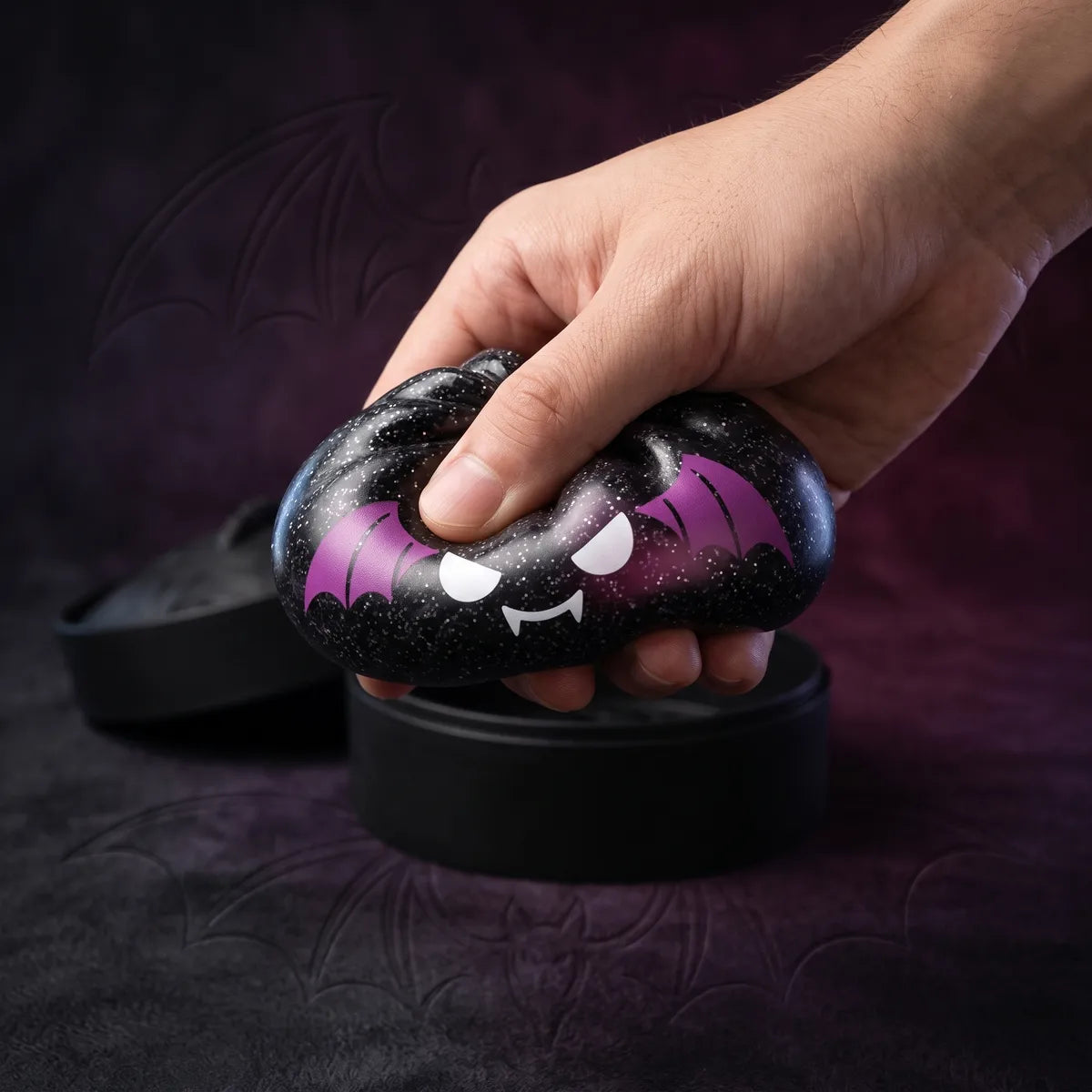 Spooky Bat Halloween Dumpling Squishy — squishy dumpling toy
