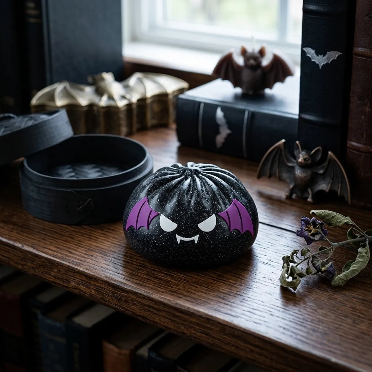 Spooky Bat Halloween Dumpling Squishy — squishy dumpling toy