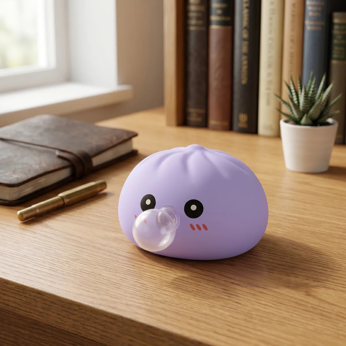 Big Blue Blow Dumpling Squishy — squishy dumpling toy