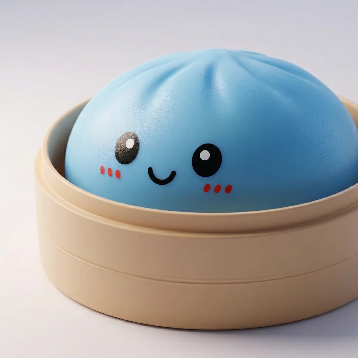 Ocean Blue Dumpling Squishy — squishy dumpling toy