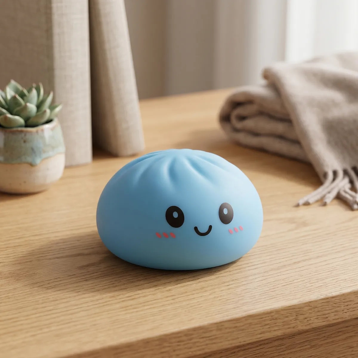 Ocean Blue Dumpling Squishy — squishy dumpling toy