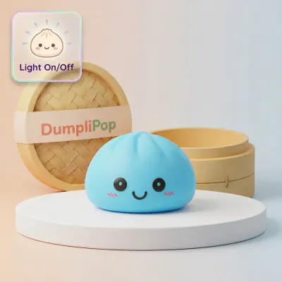 Aurora Blue Squishy Dumpling Light — squishy dumpling toy