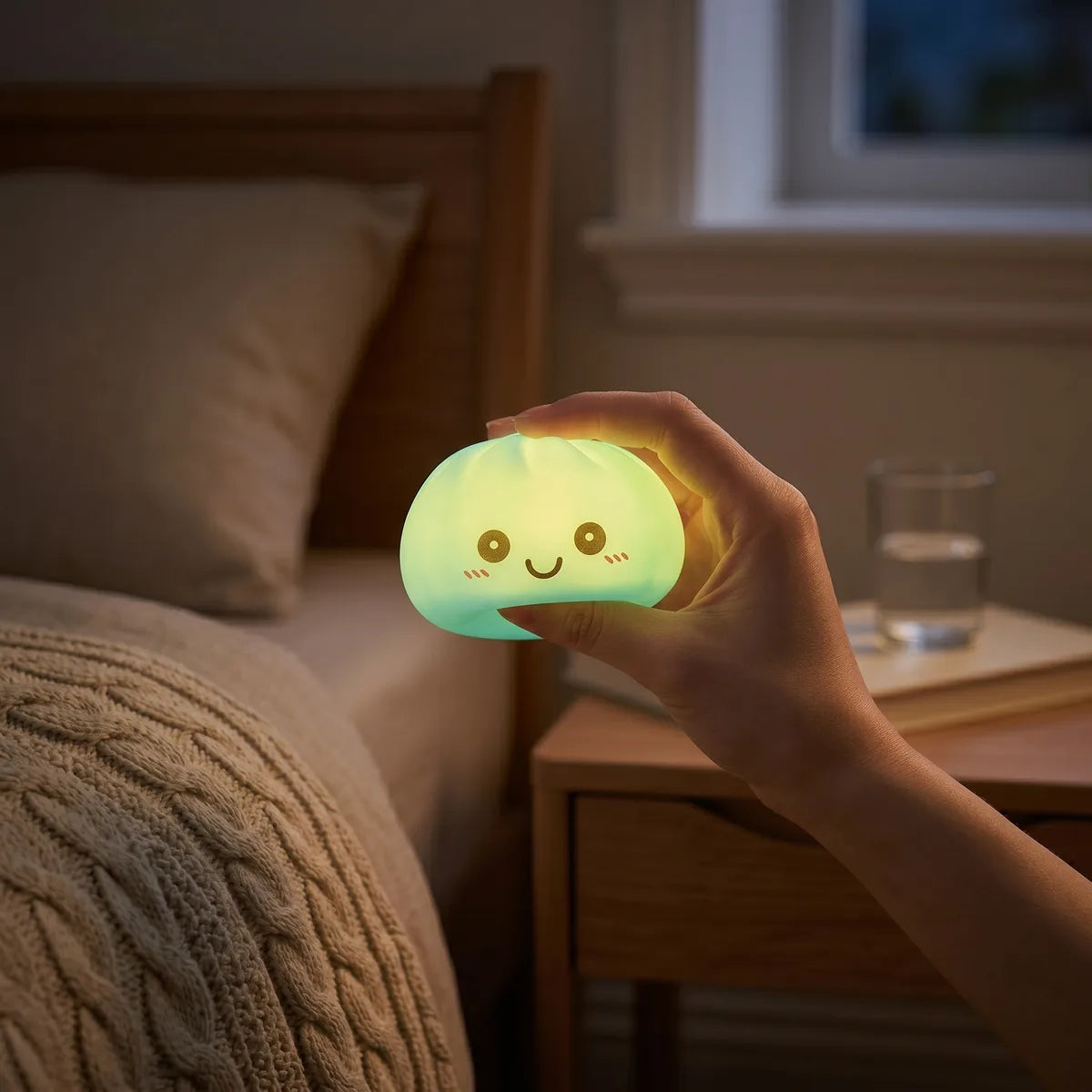 Aurora Blue Squishy Dumpling Light — squishy dumpling toy