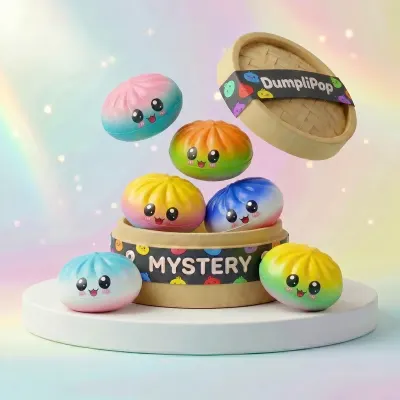 Adorable Charming Mystery Dumpling Squishy — squishy dumpling toy