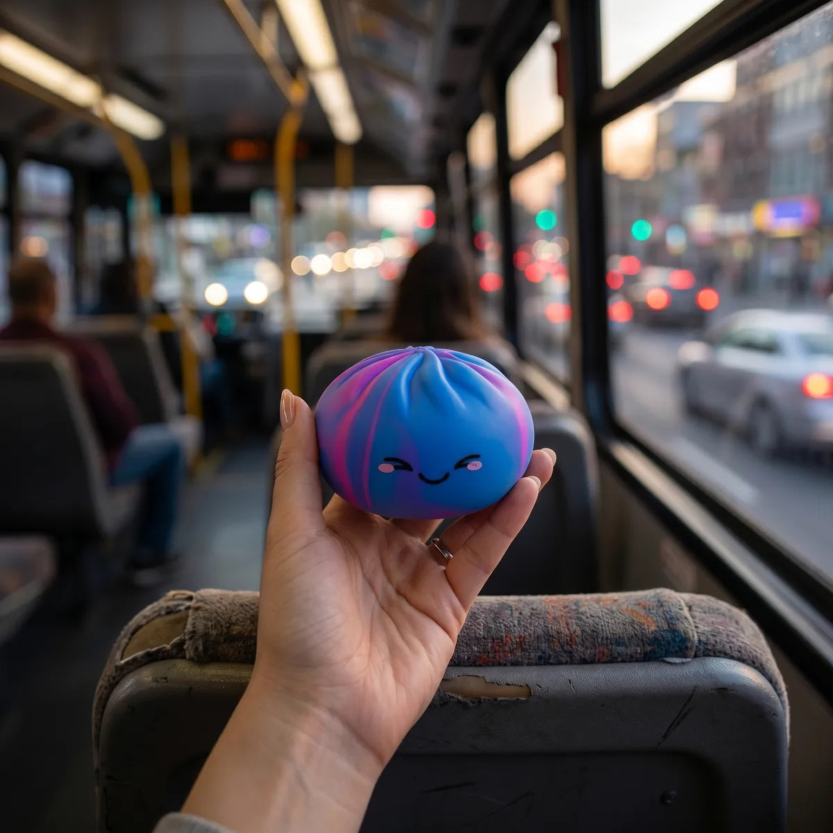 Rainbow Colorful Dumpling Squishy — squishy dumpling toy