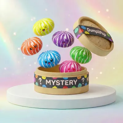 Fluffy Dumpling Squishy Bun Mystery Toy — squishy dumpling toy