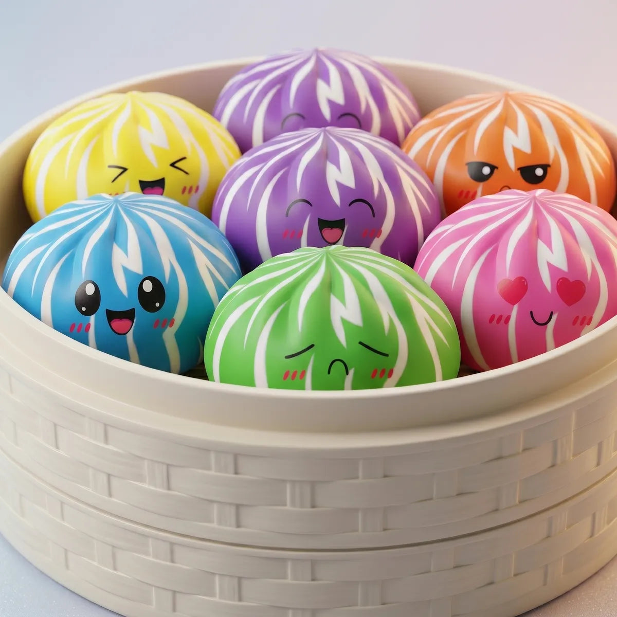 Fluffy Dumpling Squishy Bun Mystery Toy — squishy dumpling toy