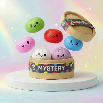 Surprise Dumpling Squishy Mystery Box — squishy dumpling toy