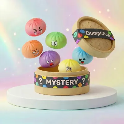 Pillowy Dumpling Squishy Mystery Bun Fidget Toy — squishy dumpling toy