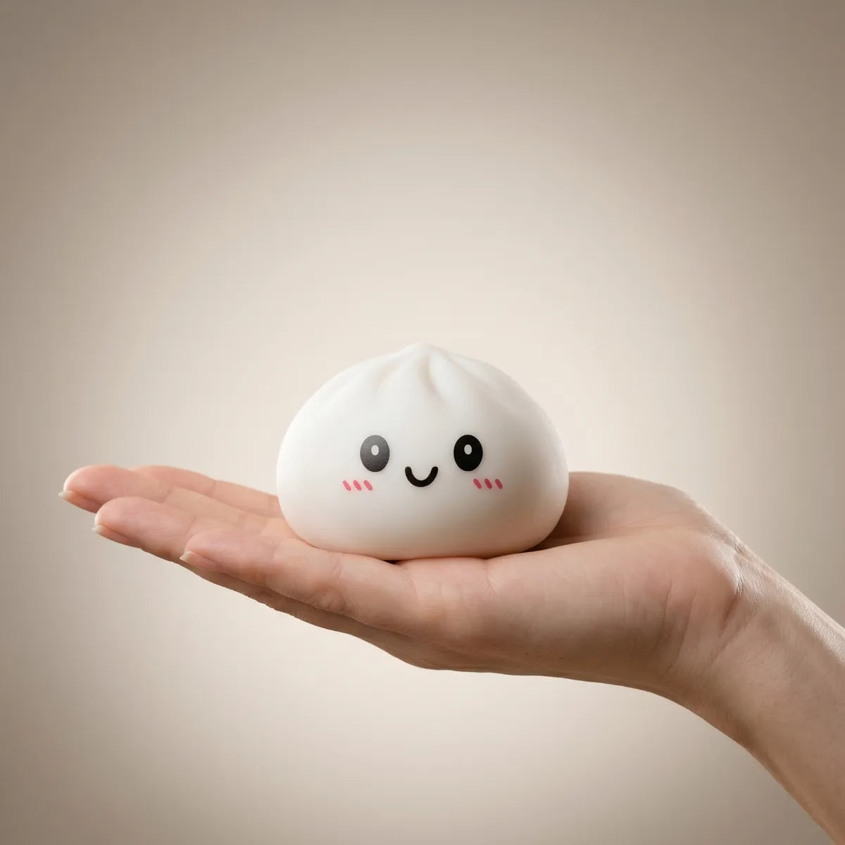 Plain Dumpling Squishy Set 6 Pieces — squishy dumpling toy