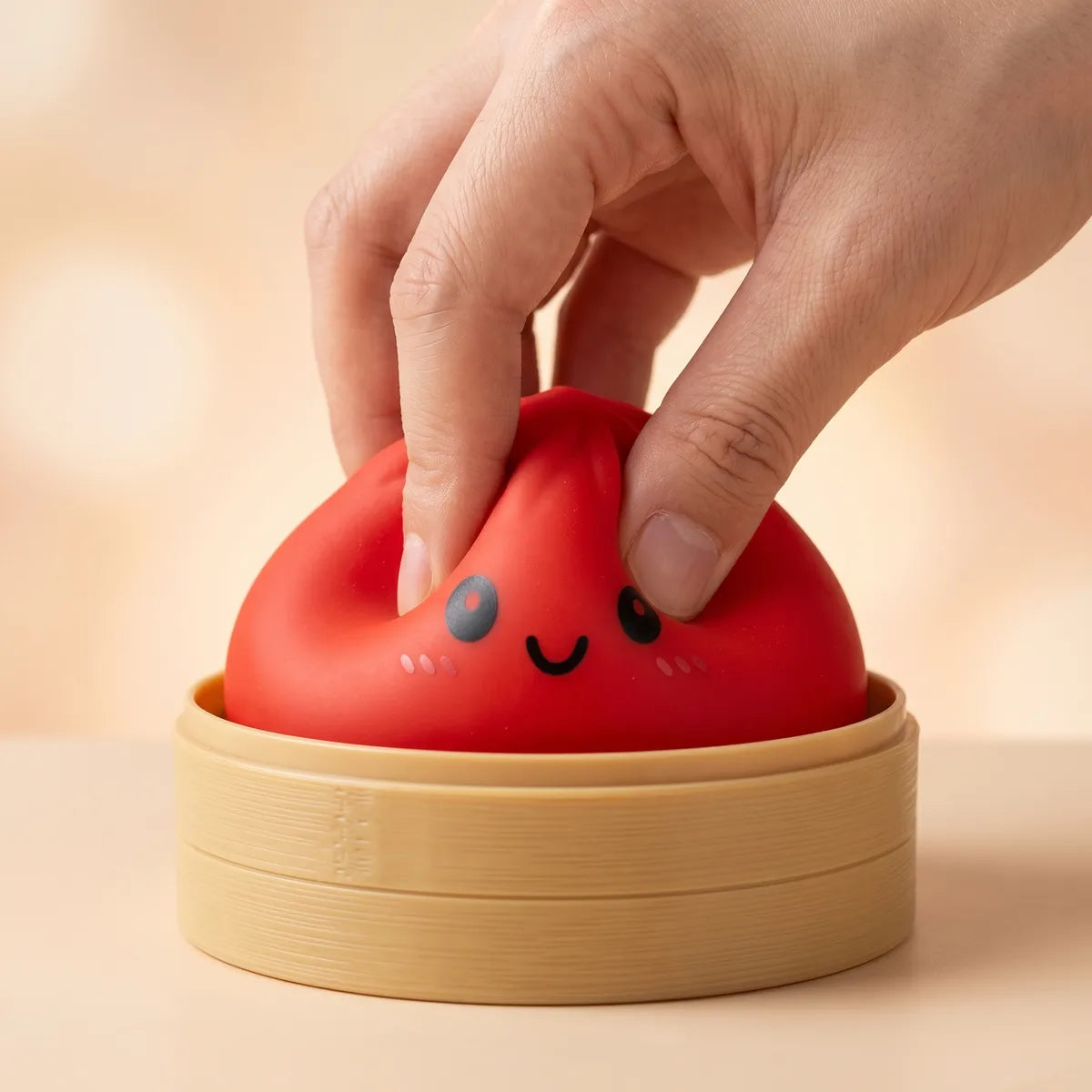 Plain Dumpling Squishy Set 6 Pieces — squishy dumpling toy