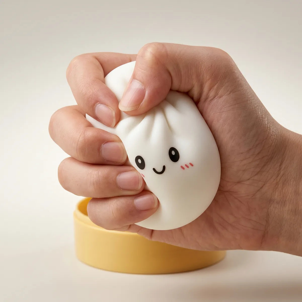 Plain Dumpling Squishy Set 6 Pieces — squishy dumpling toy