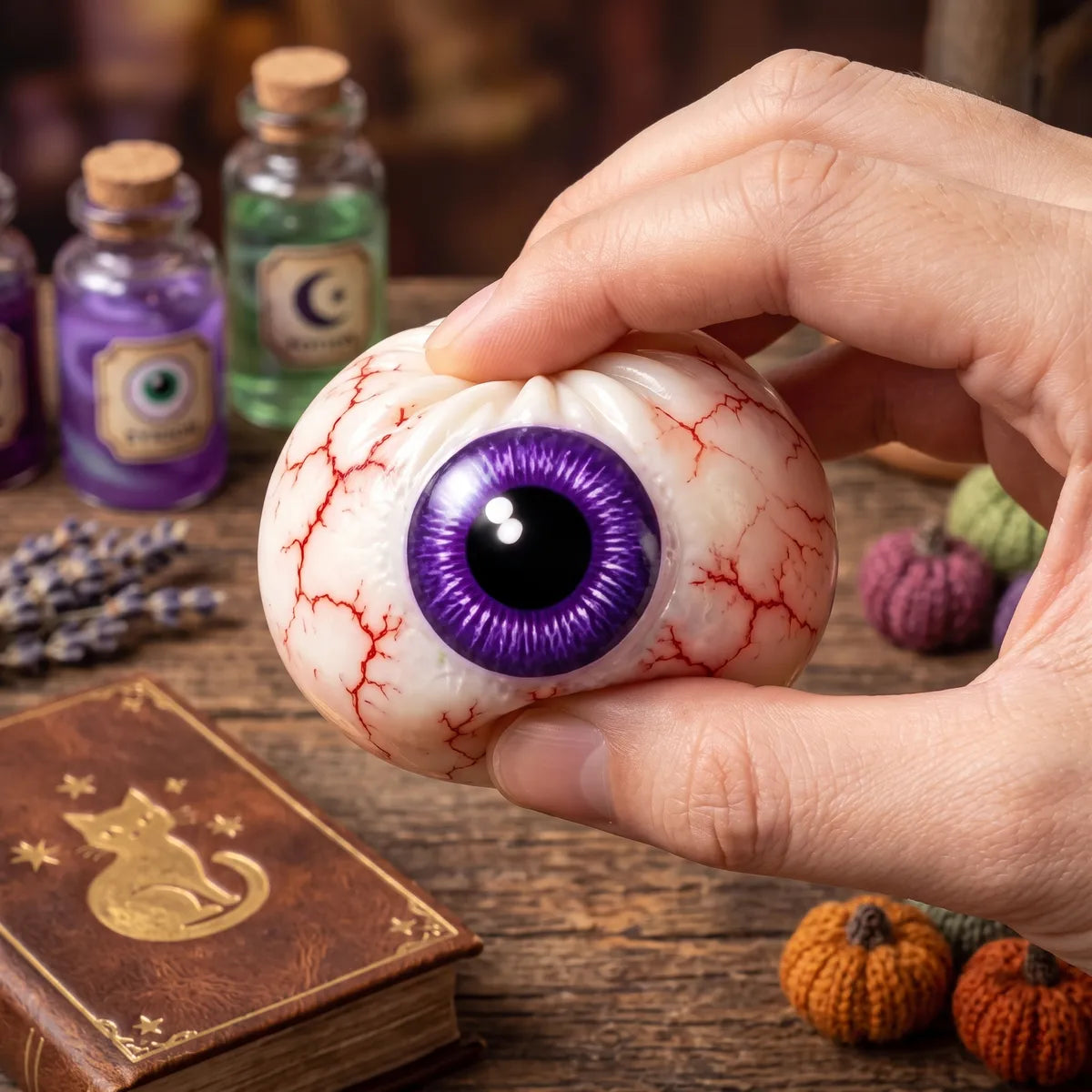 Creepy Eyeball Halloween Dumpling Squishy — squishy dumpling toy