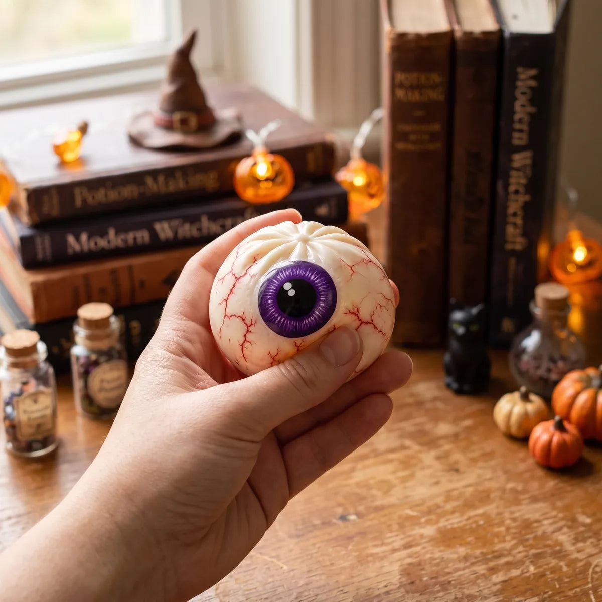 Creepy Eyeball Halloween Dumpling Squishy — squishy dumpling toy