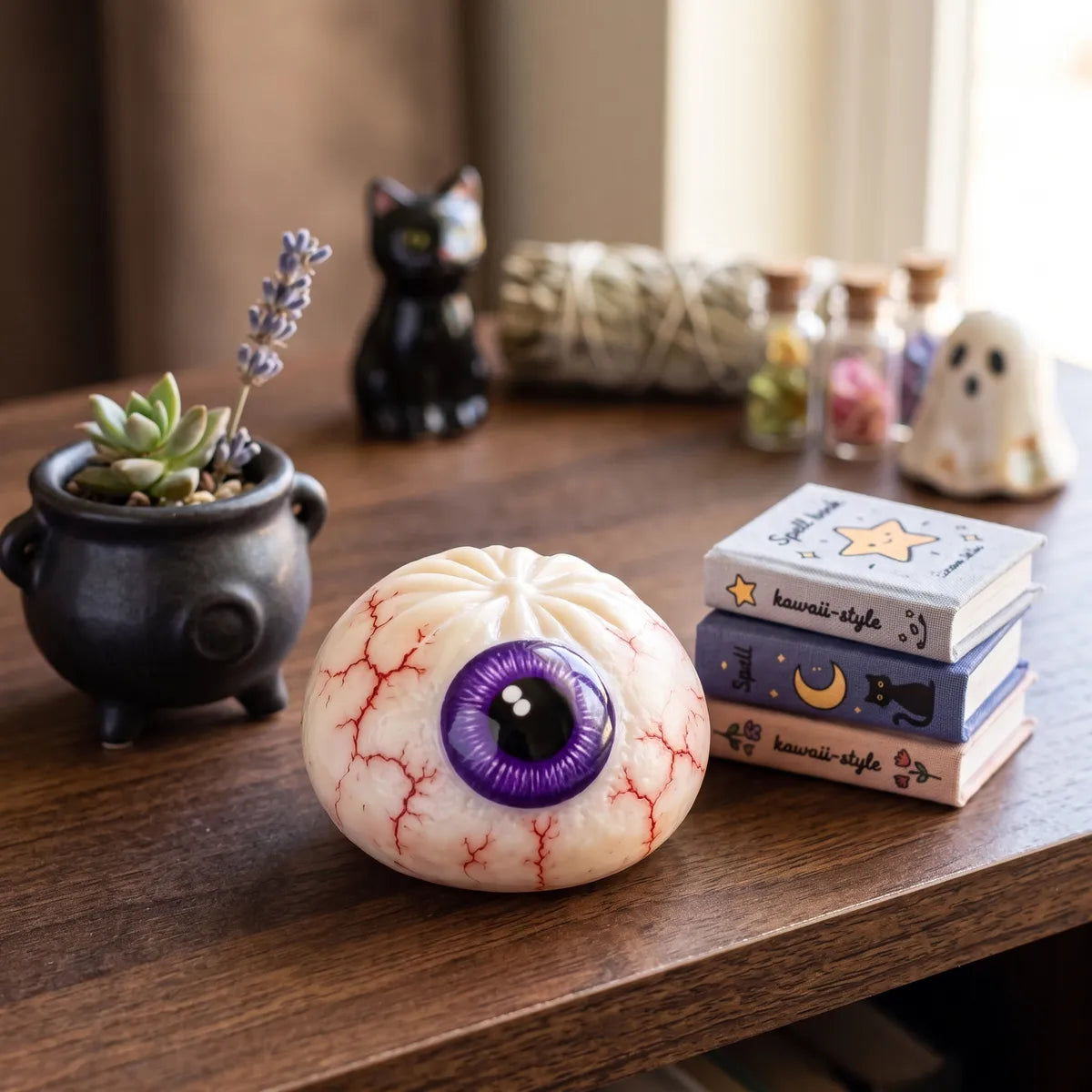 Creepy Eyeball Halloween Dumpling Squishy — squishy dumpling toy