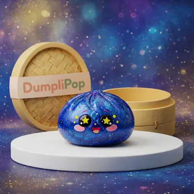 Cosmic Galaxy Dumpling Squishy — squishy dumpling toy