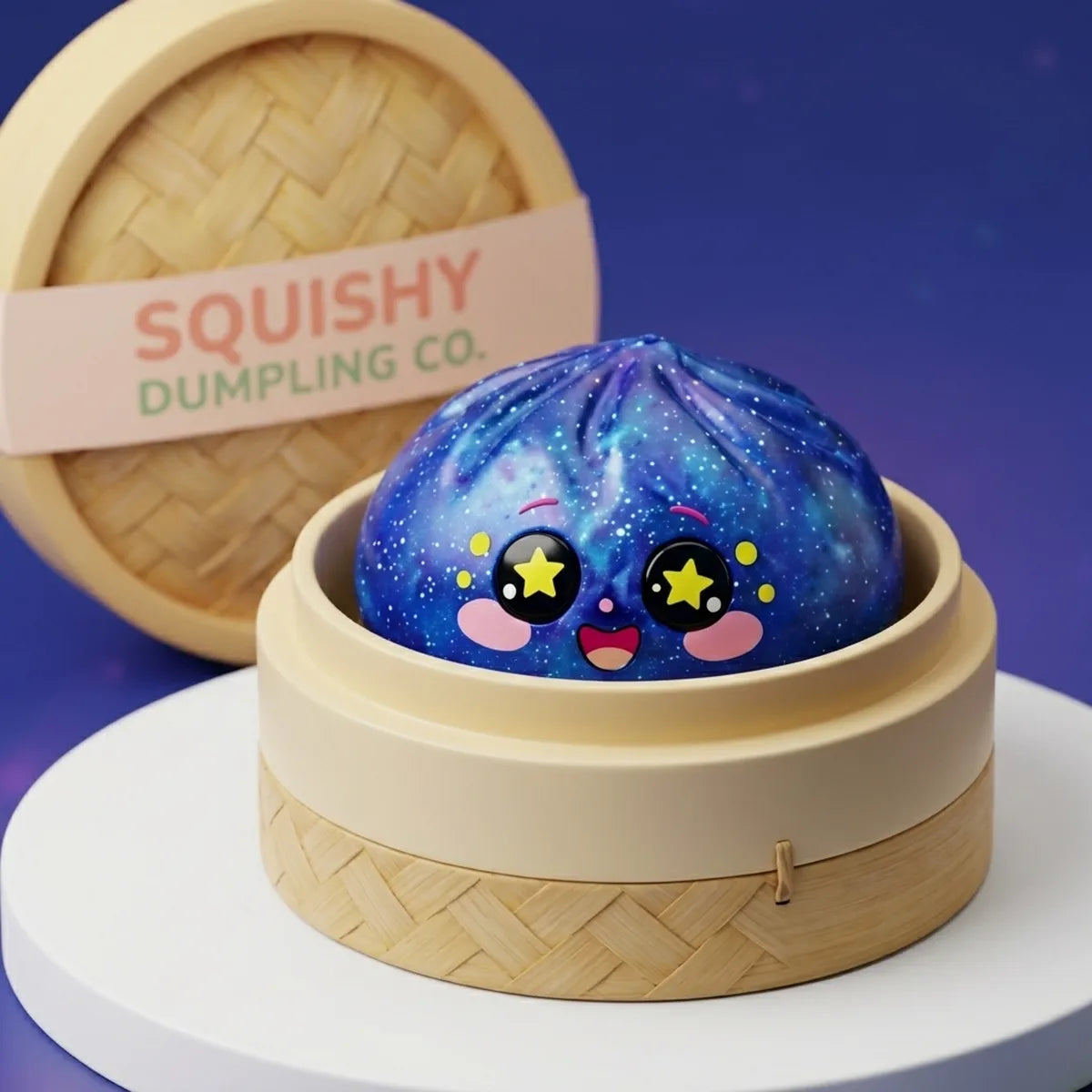 Cosmic Galaxy Dumpling Squishy — squishy dumpling toy