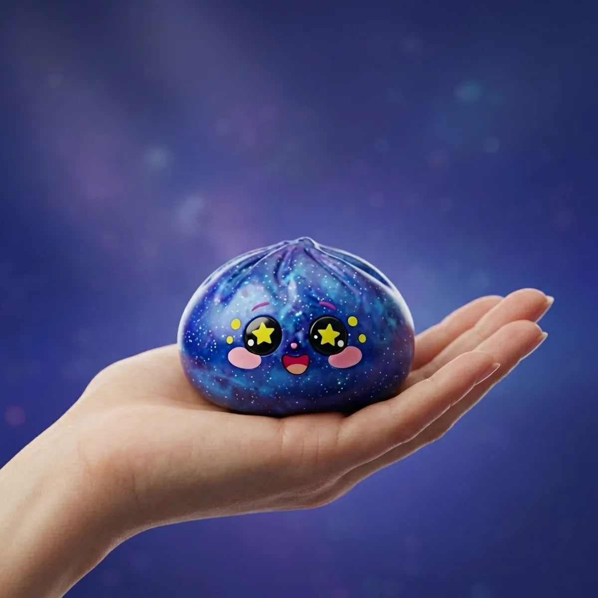 Cosmic Galaxy Dumpling Squishy — squishy dumpling toy