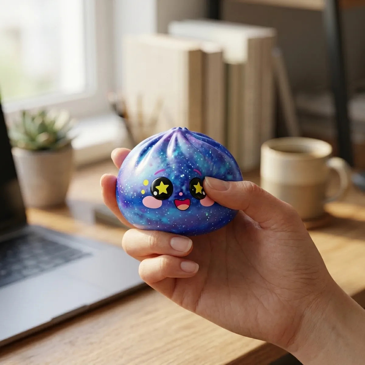 Cosmic Galaxy Dumpling Squishy — squishy dumpling toy