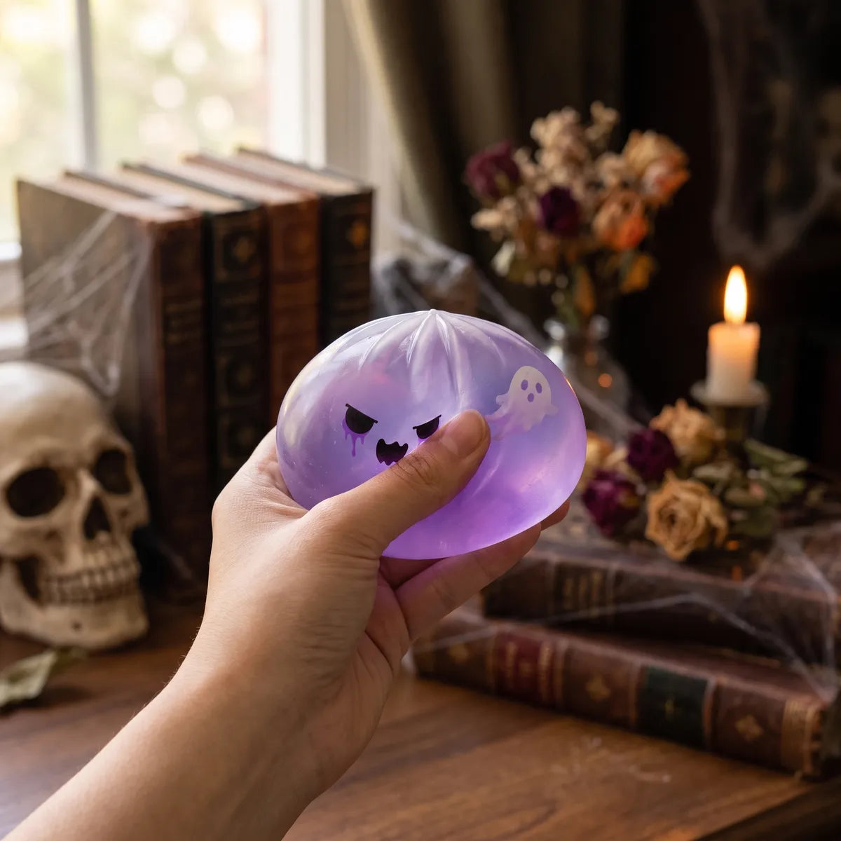 Boo Ghost Dumpling Squishy — squishy dumpling toy