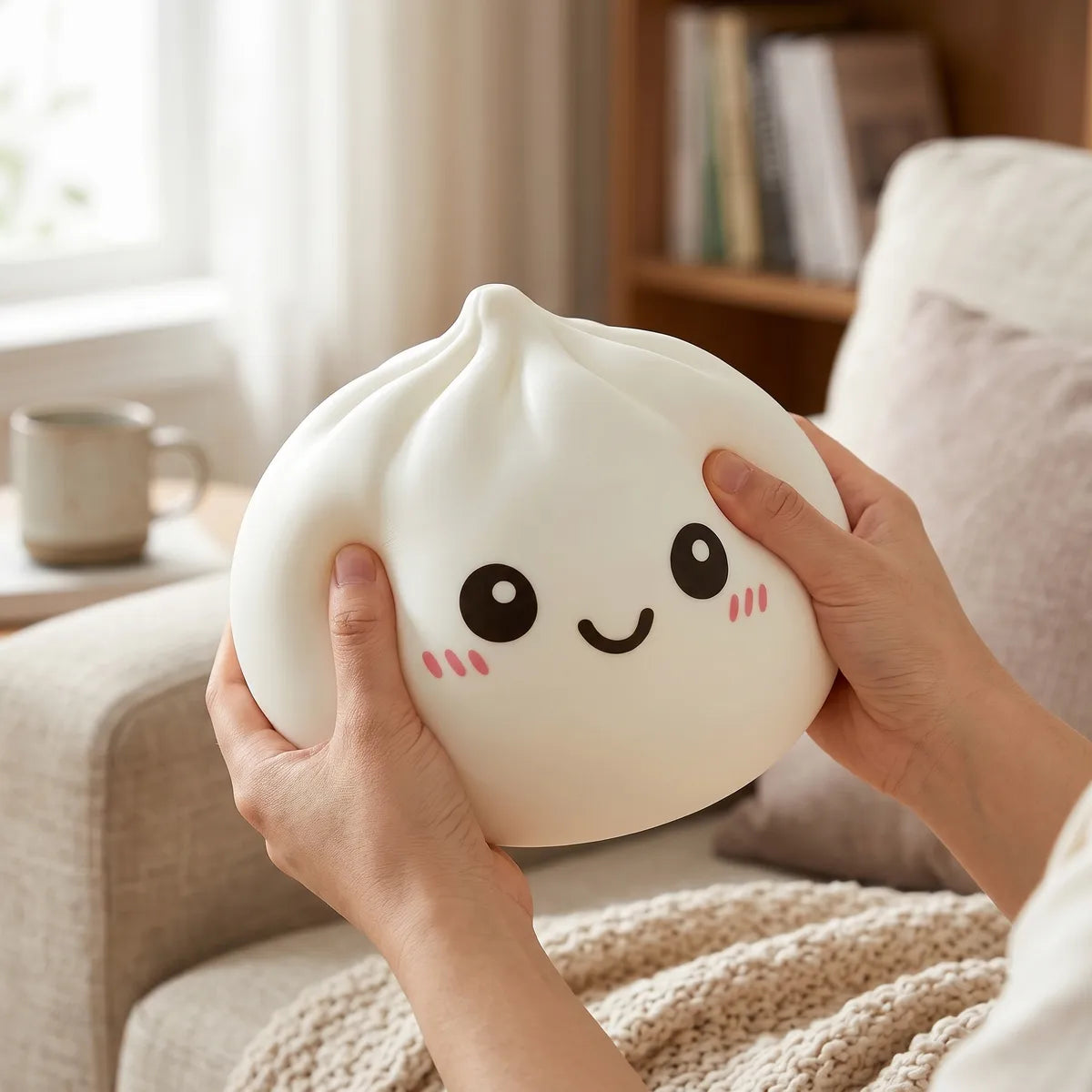 Huggable Giant Dumpling Squishy Toy — squishy dumpling toy