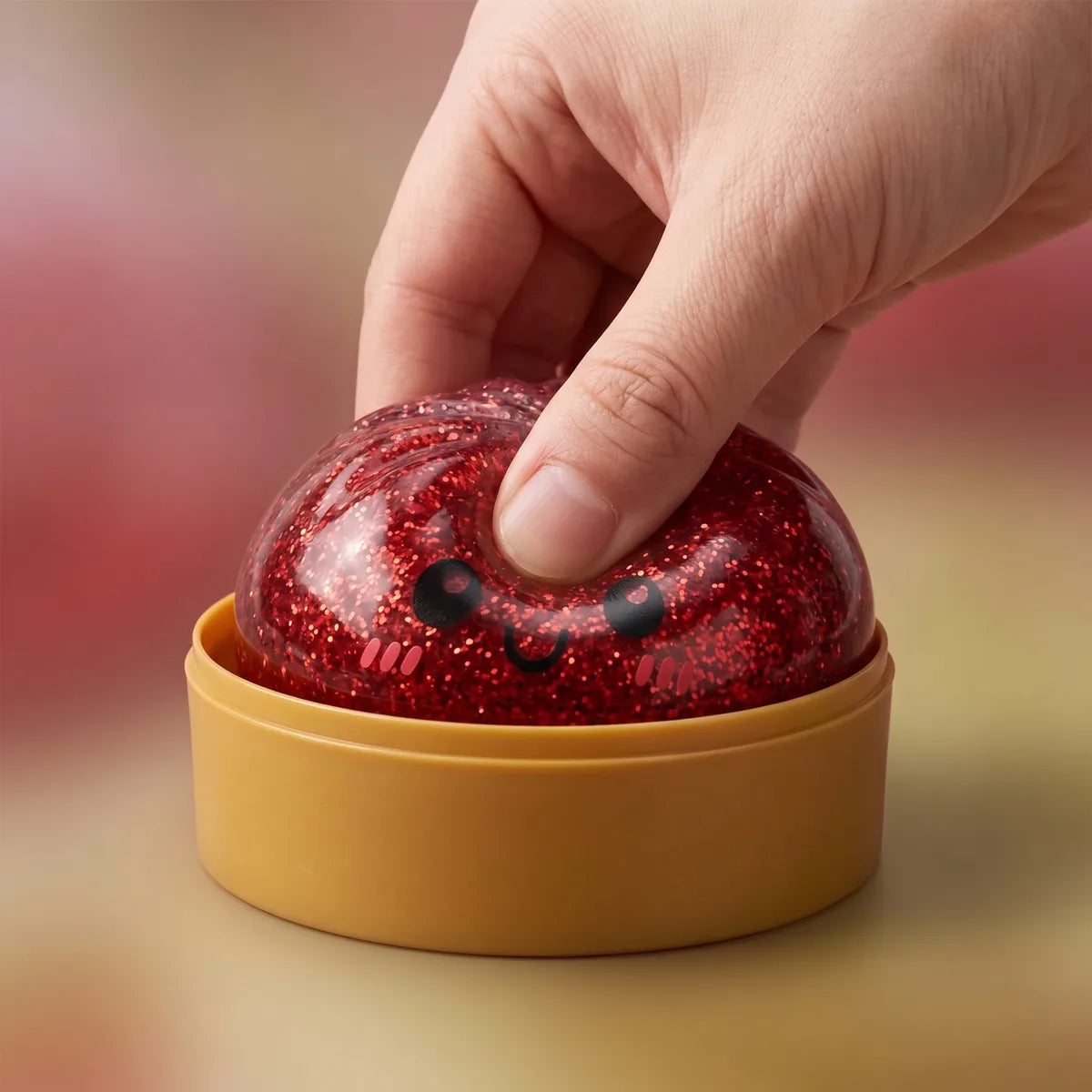 Sparkle Glitter Dumpling Squishy Set 6 Pieces — squishy dumpling toy