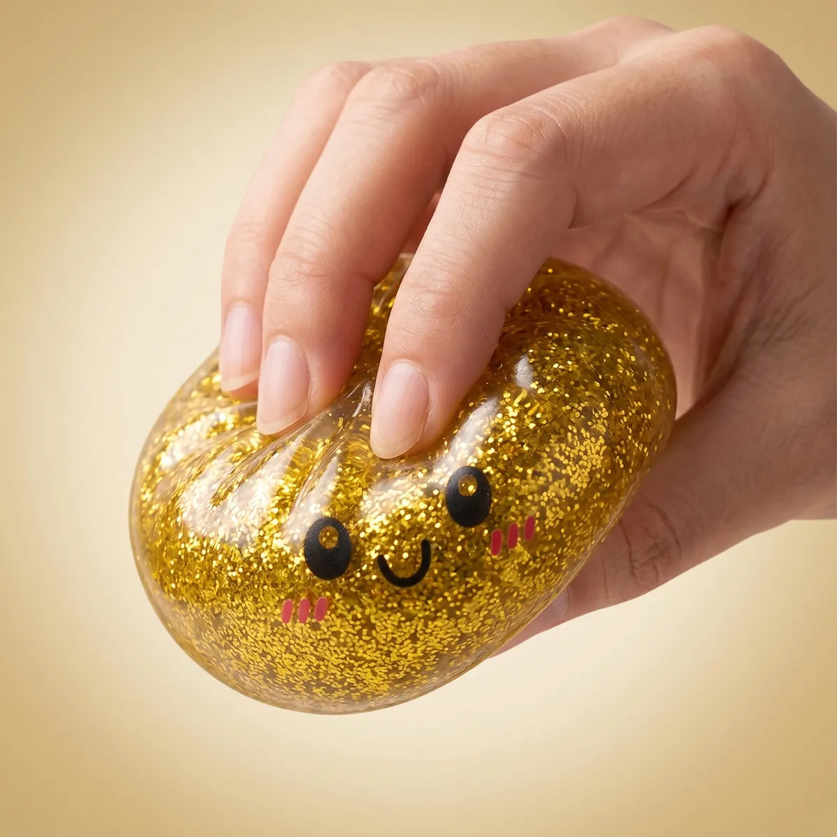 Sparkle Glitter Dumpling Squishy Set 6 Pieces — squishy dumpling toy