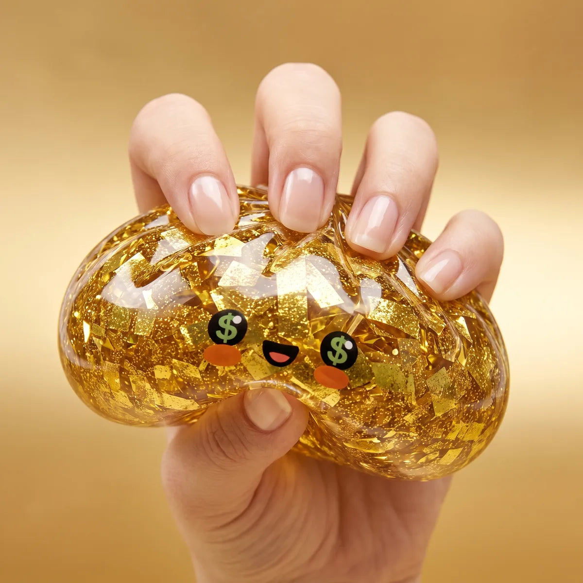 Ultra Rare Lucky Gold Dumpling Squishy — squishy dumpling toy