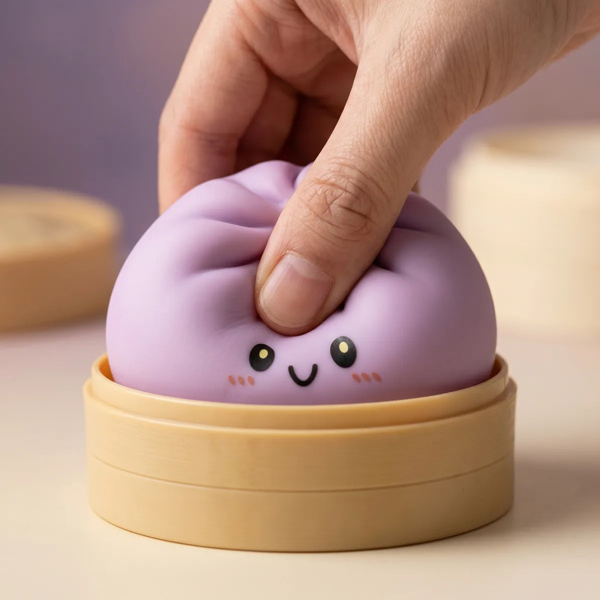 Berry Magenta Dumpling Squishy — squishy dumpling toy