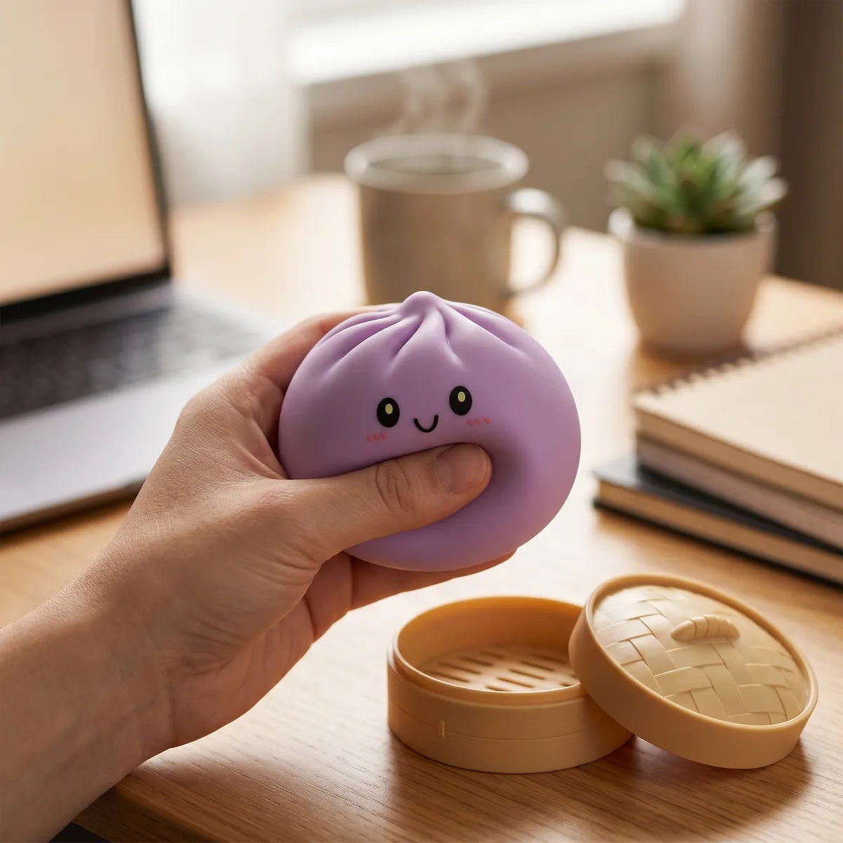 Berry Magenta Dumpling Squishy — squishy dumpling toy