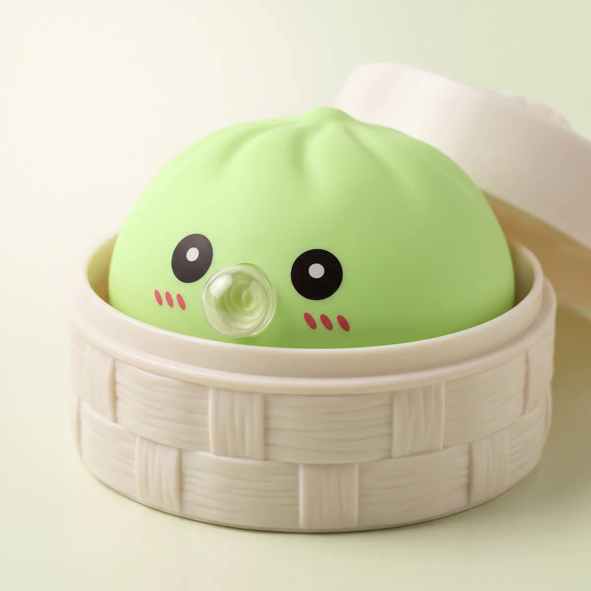 Fresh Green Blow Dumpling Squishy — squishy dumpling toy