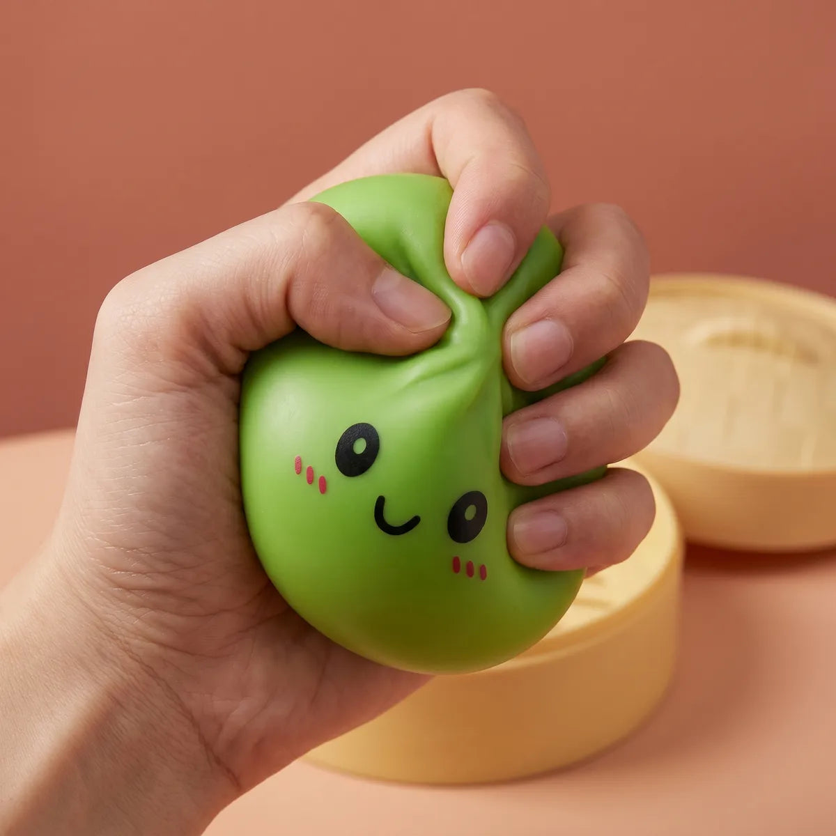 Matcha Green Dumpling Squishy — squishy dumpling toy