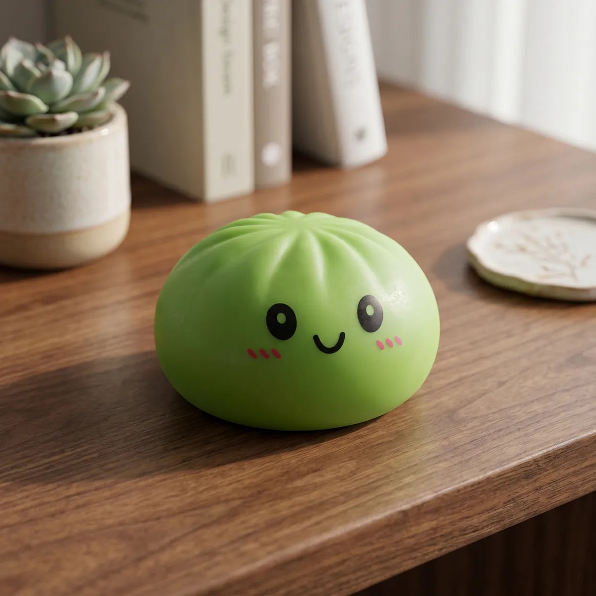 Matcha Green Dumpling Squishy — squishy dumpling toy