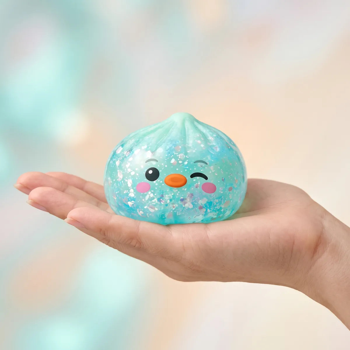 Minty Green Penguin Dumpling Squishy — squishy dumpling toy