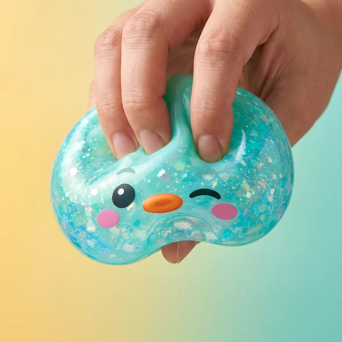 Minty Green Penguin Dumpling Squishy — squishy dumpling toy
