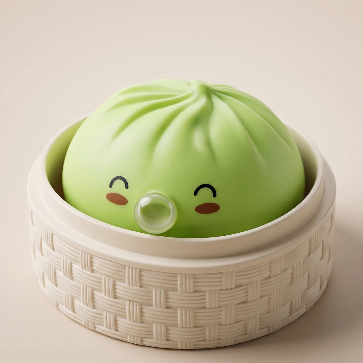 Matcha Green Rare Blow Dumpling Squishy — squishy dumpling toy
