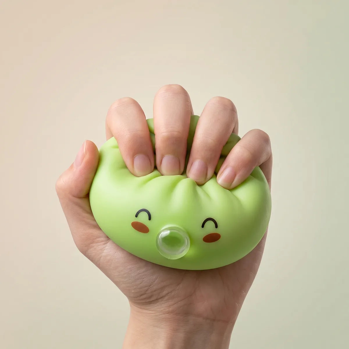 Matcha Green Rare Blow Dumpling Squishy — squishy dumpling toy