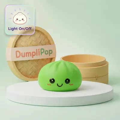 Glow Green Squishy Dumpling Light — squishy dumpling toy