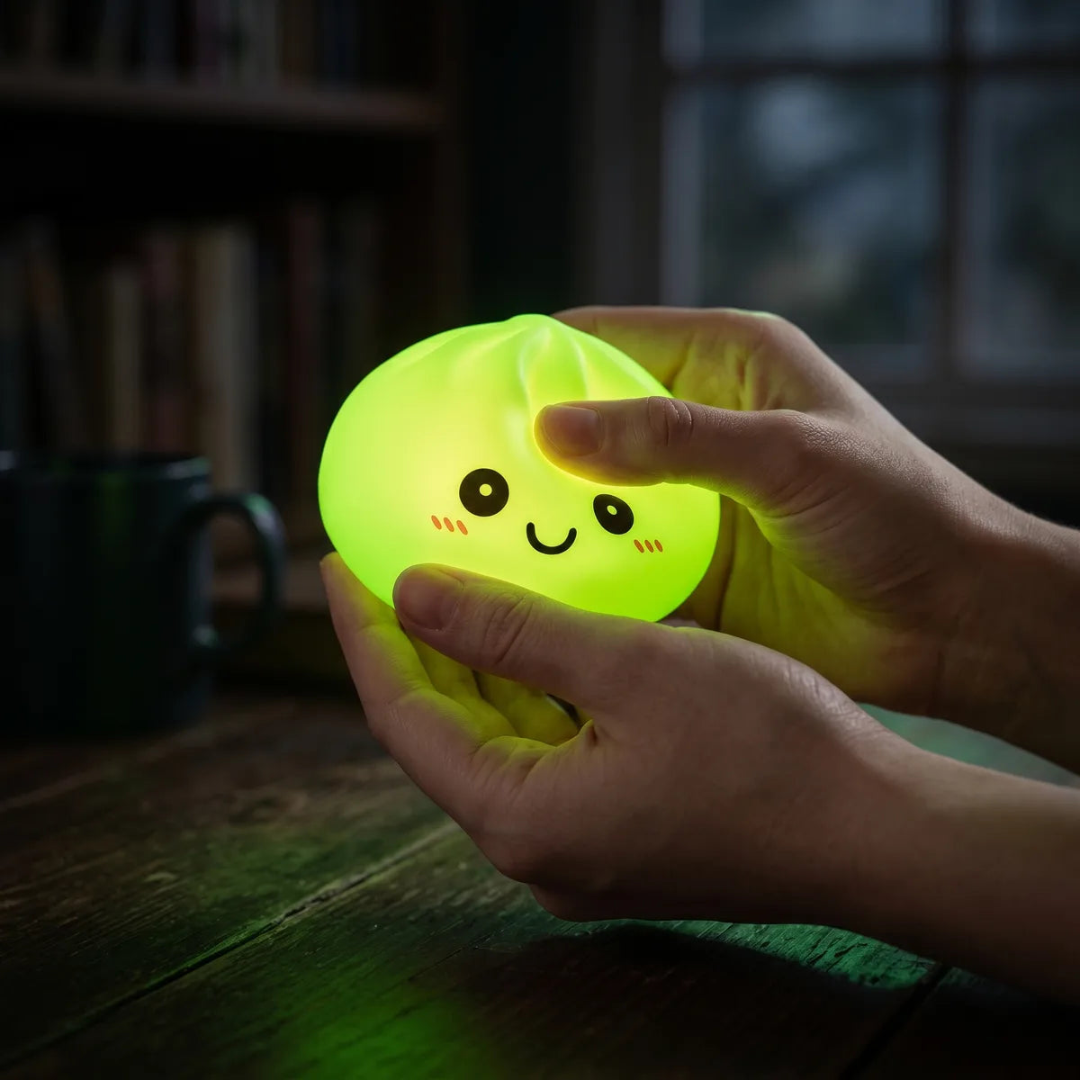 Glow Green Squishy Dumpling Light — squishy dumpling toy