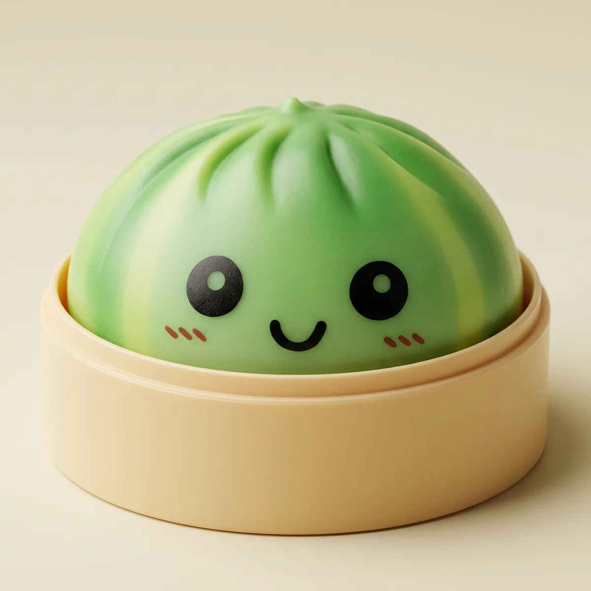 Swirl Green Tie Dye Dumpling Squishy — squishy dumpling toy