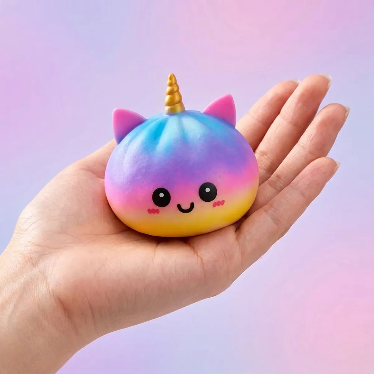 Magical Jumbo Unicorn Rainbow Squishy Dumplings — squishy dumpling toy