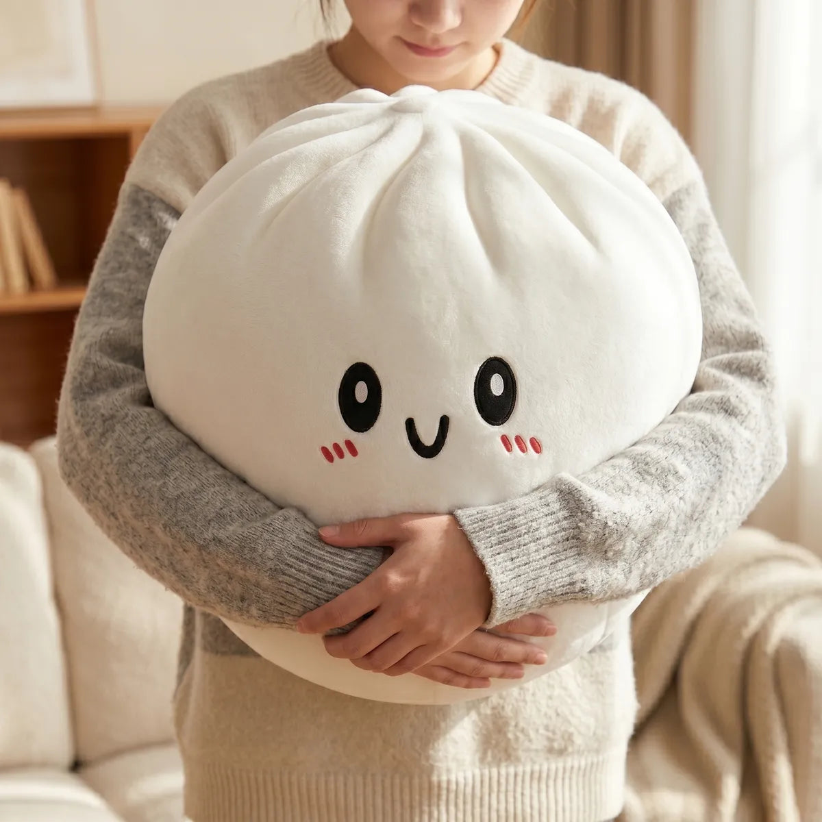 Cozy Large Dumpling Squishy — squishy dumpling toy
