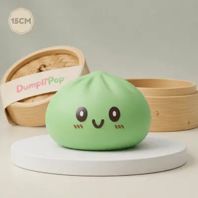 Jumbo Large Green Dumpling Squishy — squishy dumpling toy