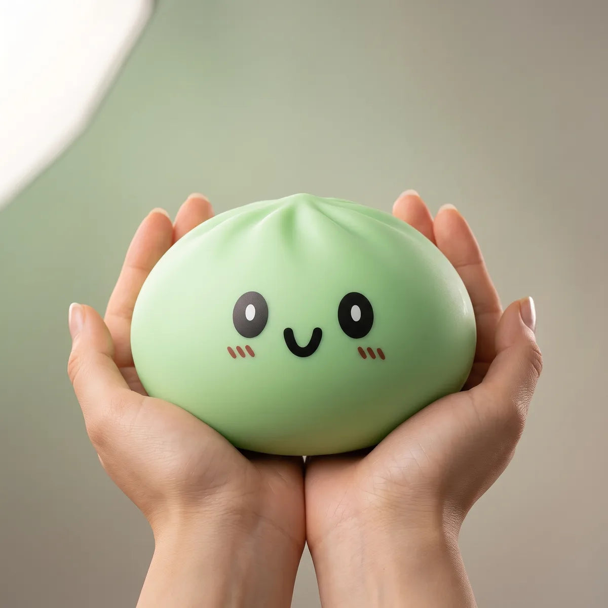 Jumbo Large Green Dumpling Squishy — squishy dumpling toy