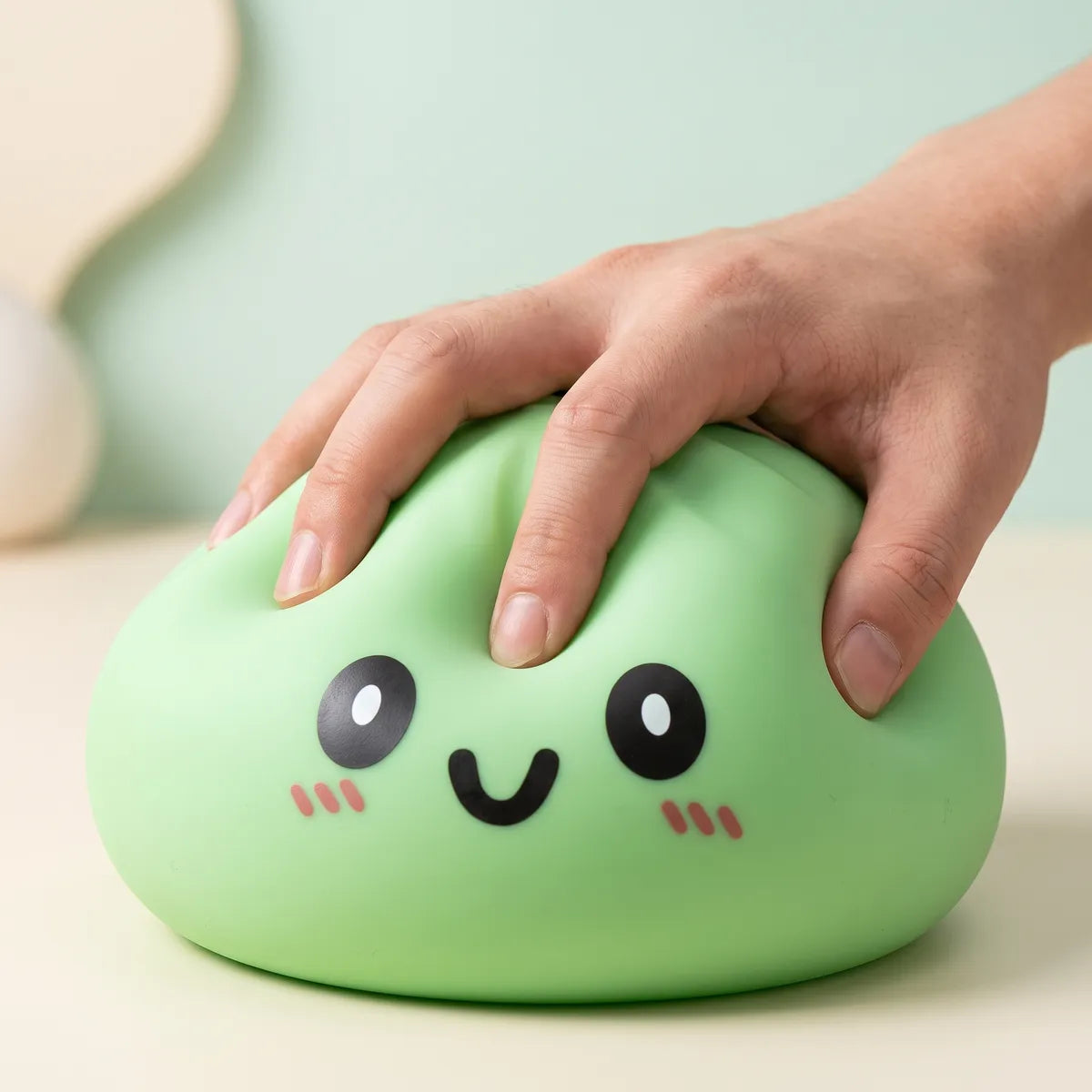 Jumbo Large Green Dumpling Squishy — squishy dumpling toy