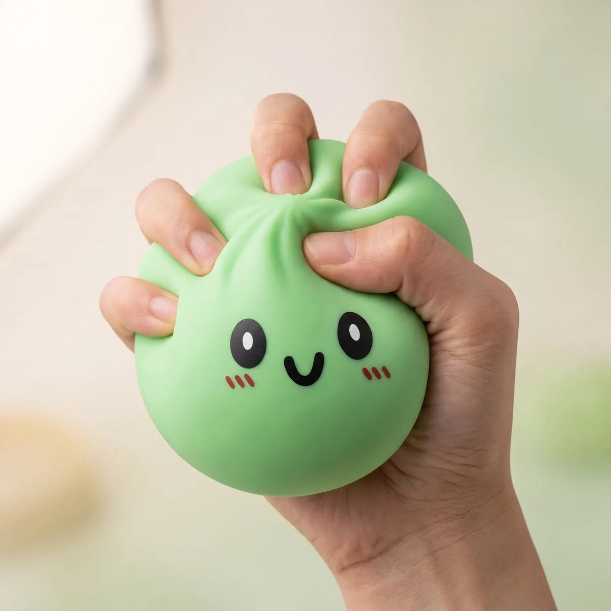 Jumbo Large Green Dumpling Squishy — squishy dumpling toy