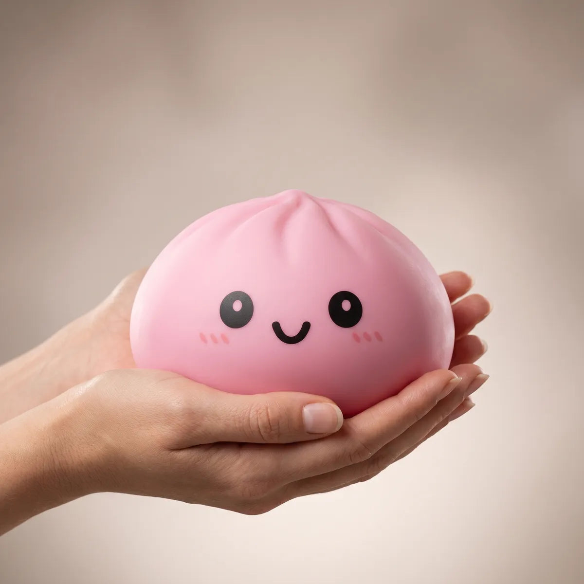 Jumbo Large Pink Dumpling Squishy — squishy dumpling toy