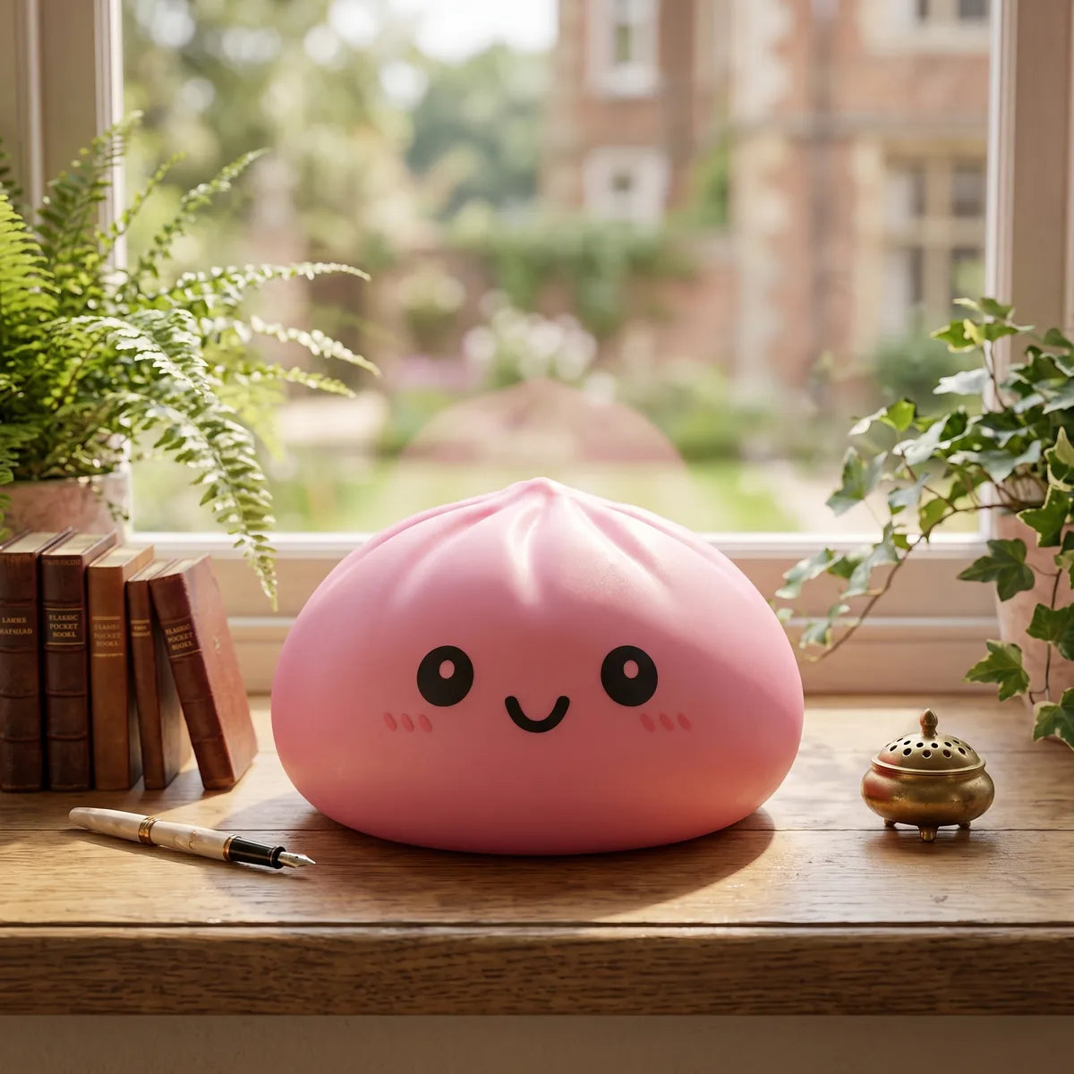 Jumbo Large Pink Dumpling Squishy — squishy dumpling toy