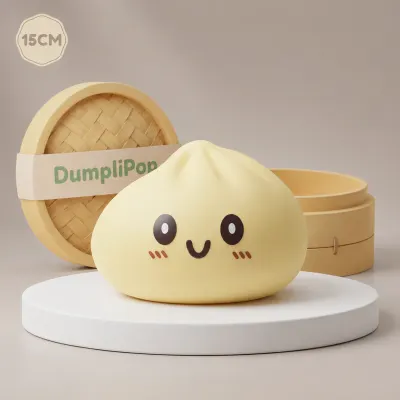 Jumbo Large Yellow Dumpling Squishy — squishy dumpling toy